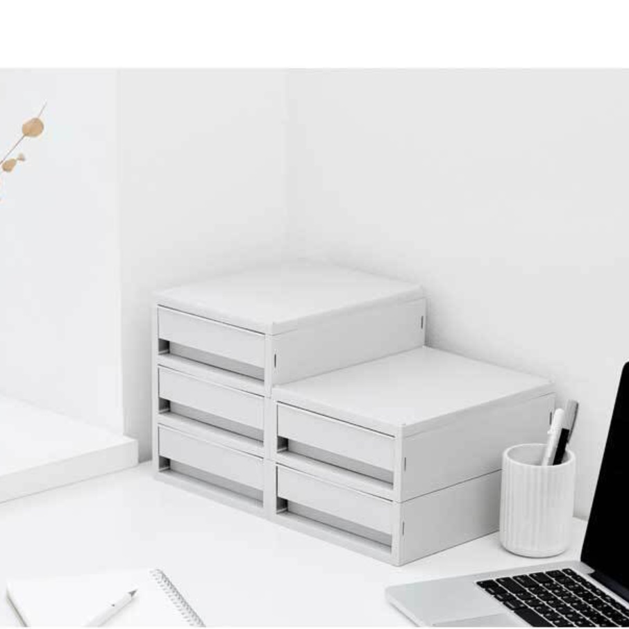 책상 위 수납장 작은 서랍장 좁은공간 수납장 지류함