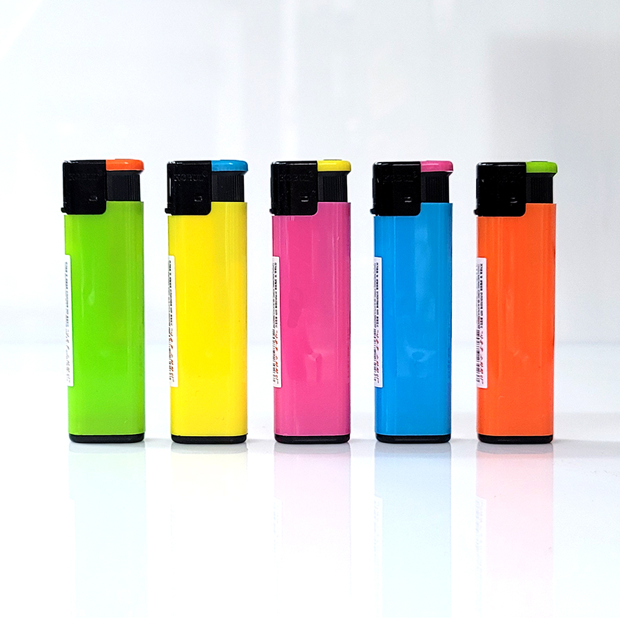 쎈 터보 투톤 칼라오색 라이터 50개 1BOX