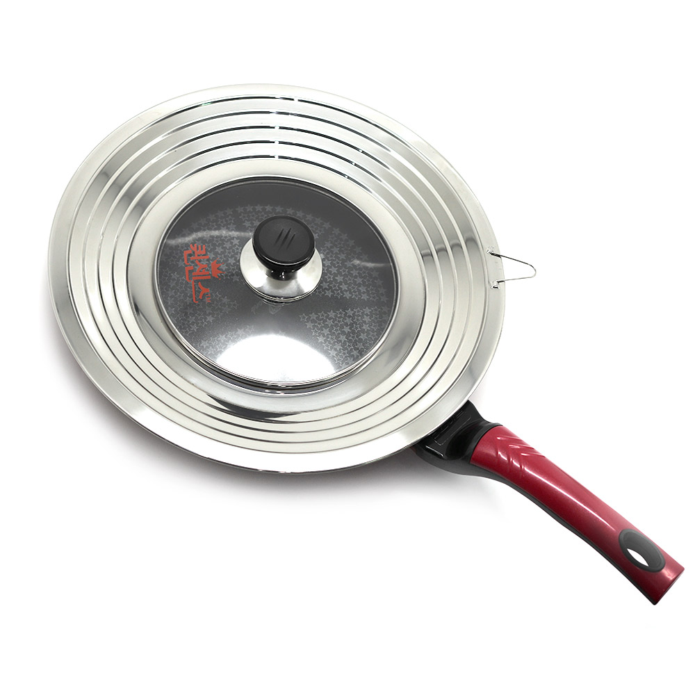 후라이팬 뚜껑 멀티커버 냄비 덮개 기름튐방지 - 상세 이미지 2