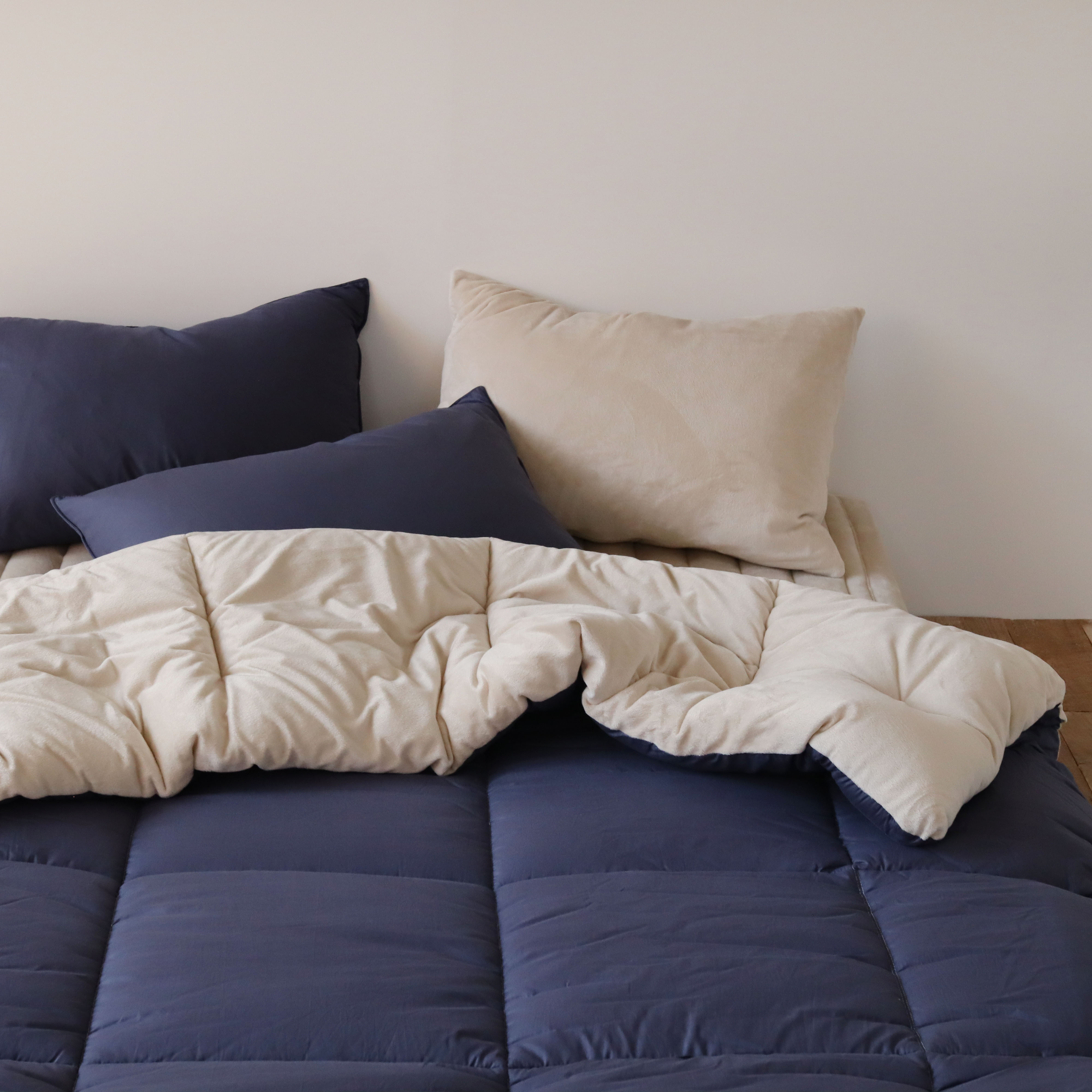 스탠다드 순면 아사 고밀도 극세사 따뜻한 겨울 침구 차렵이불 S/SS