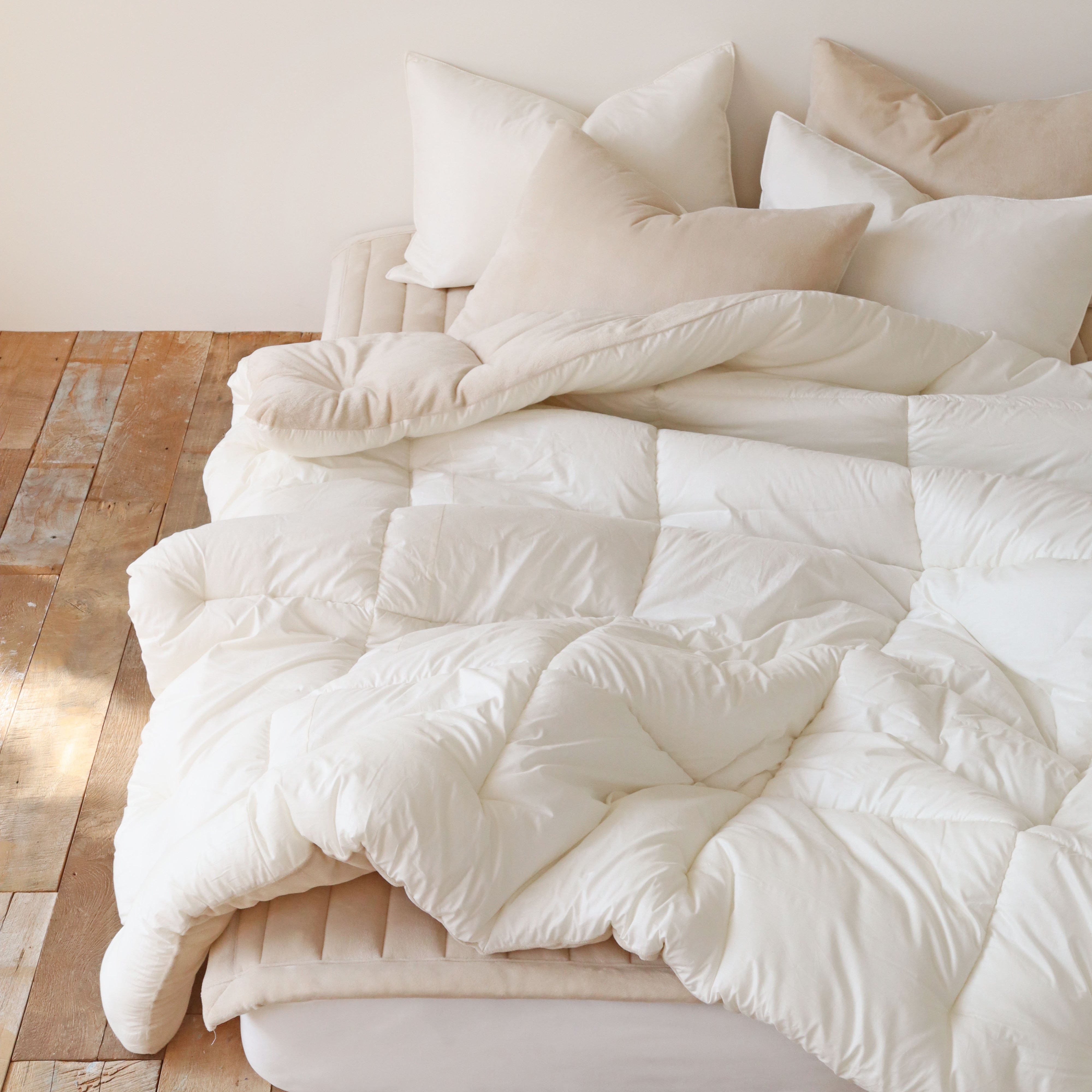 스탠다드 순면 아사 고밀도 극세사 따뜻한 겨울 침구 차렵이불 S/SS