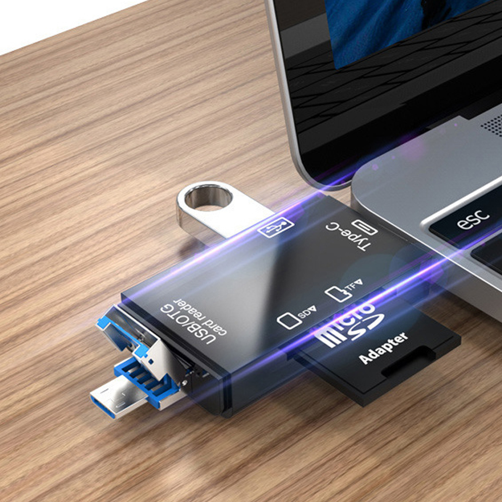 SD 카드리더기 USB 2.0 C타입 OTG 변환 블랙박스 멀티 리더기