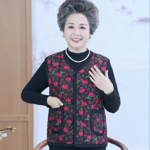 김장 조끼 할머니 실내 어른 할매 할미 니트 착용 후기 | 사이즈/핏 총정리 - 상품 이미지 3
