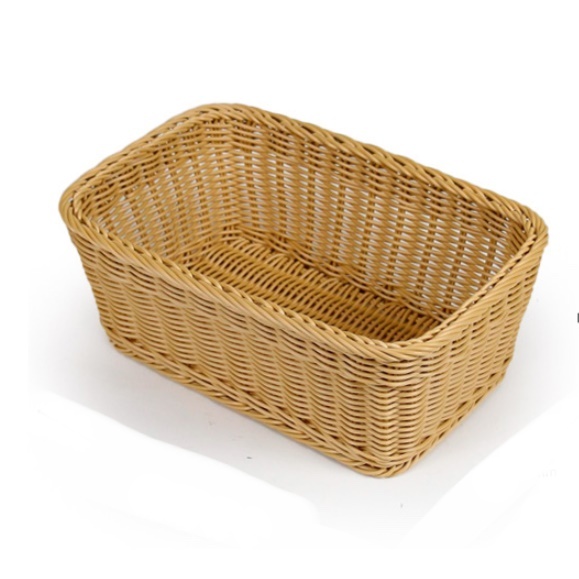 직사각 화분 커버 인테리어 화분가리개 PP 라탄 화분 바구니