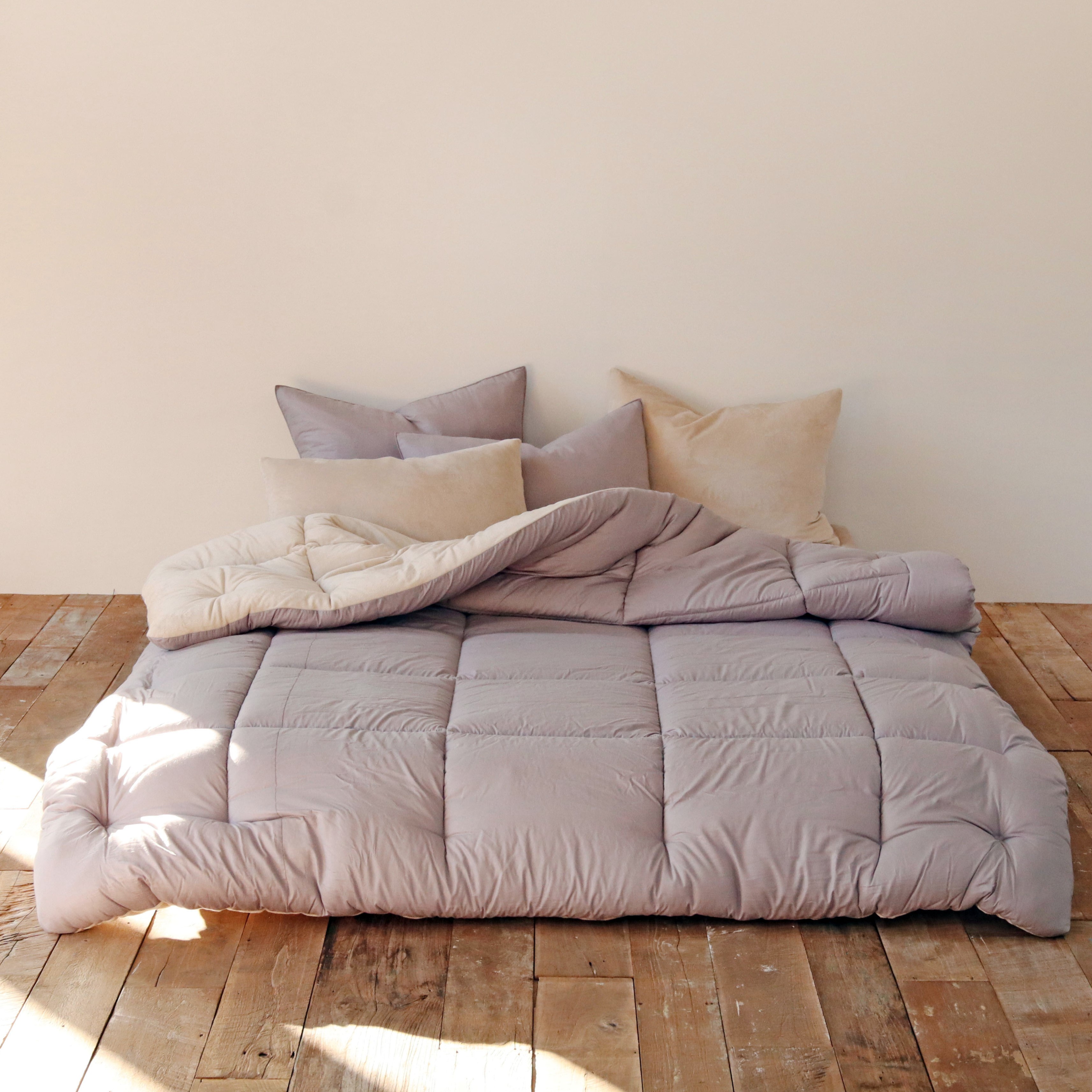 스탠다드 순면 아사 고밀도 극세사 따뜻한 겨울 침구 차렵이불 S/SS