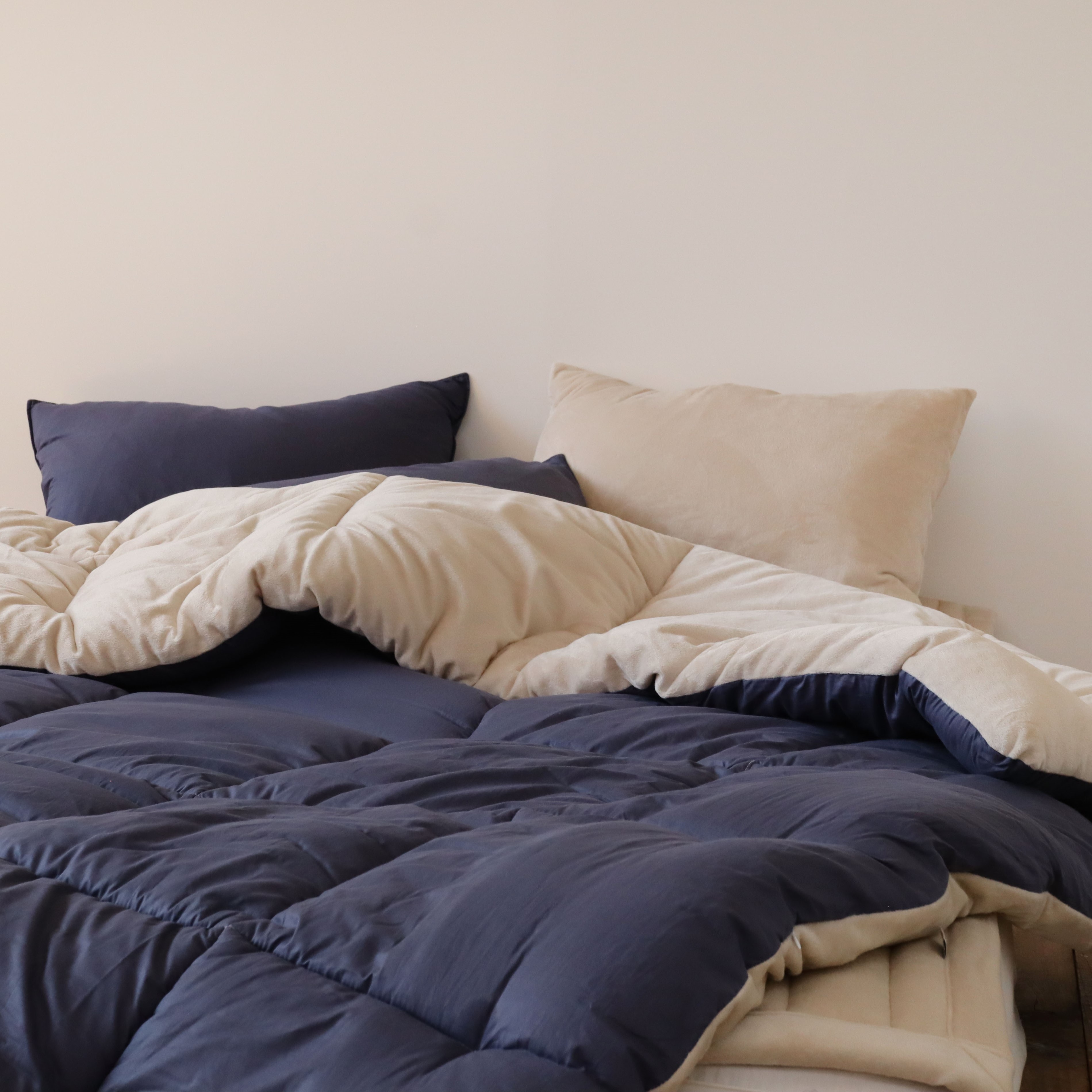 스탠다드 순면 아사 고밀도 극세사 따뜻한 겨울 침구 차렵이불 세트 SS