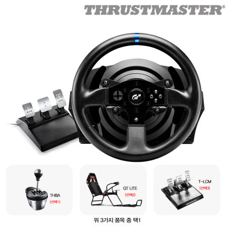 트러스트마스터 T300RS GT 레이싱휠 패키지 (쉬프터,페달,레이싱시트 택1)