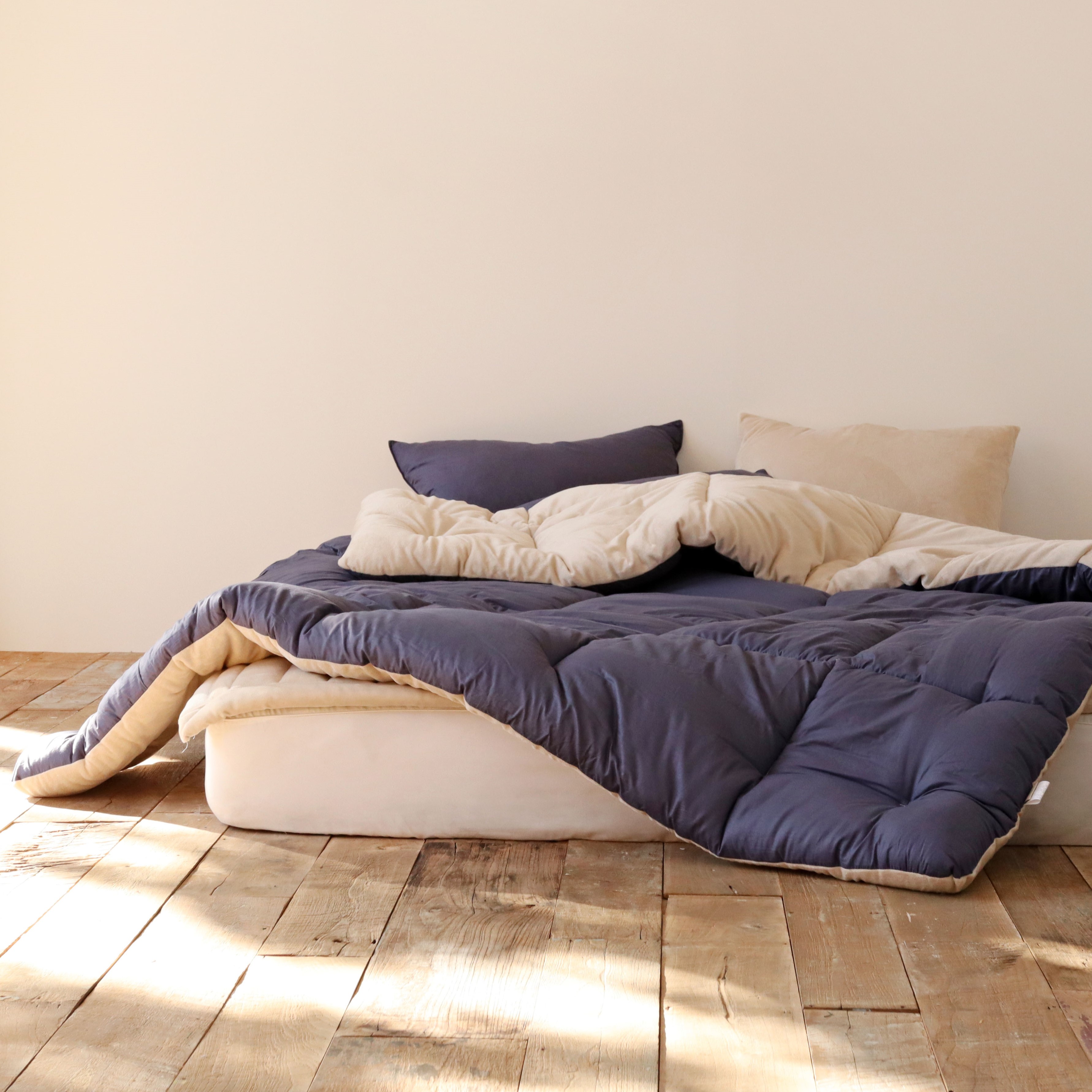 스탠다드 순면 아사 고밀도 극세사 따뜻한 겨울 침구 차렵이불 S/SS