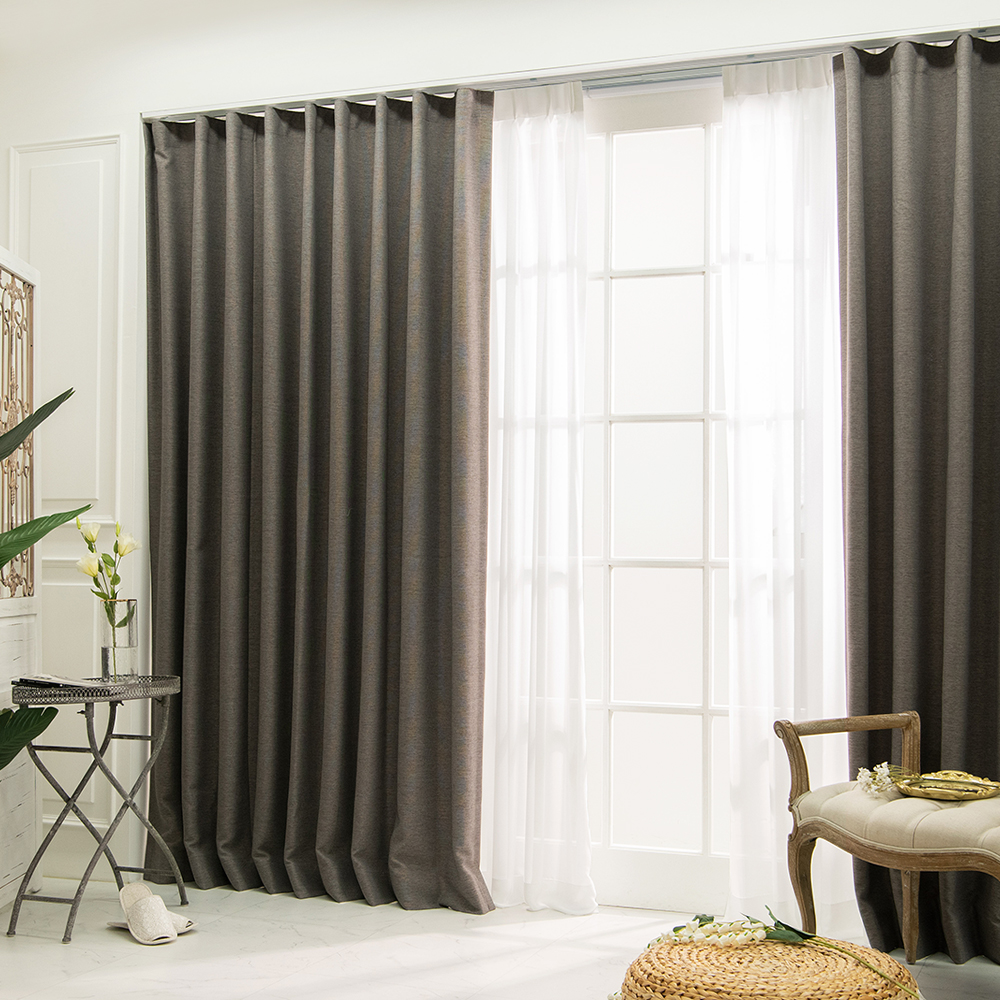 아라크네 프리미엄 린넨 암막커튼 거실 안방 맞춤 커튼 140x120