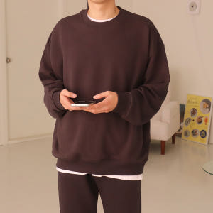 남자맨투맨 빅사이즈 커플 긴팔티 남자오버핏맨투맨 착용 후기 | 사이즈/핏 총정리 - 상품 이미지 2