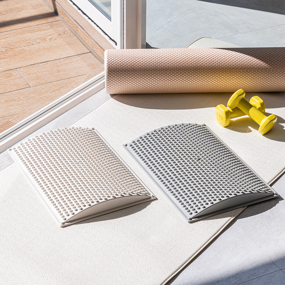 프랑코 강력 지압보드 발지압판 발바닥매트 1+1