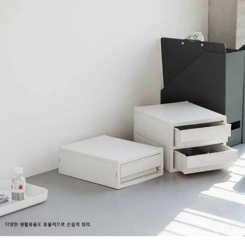 책상 위 수납장 작은 서랍장 좁은공간 수납장 지류함