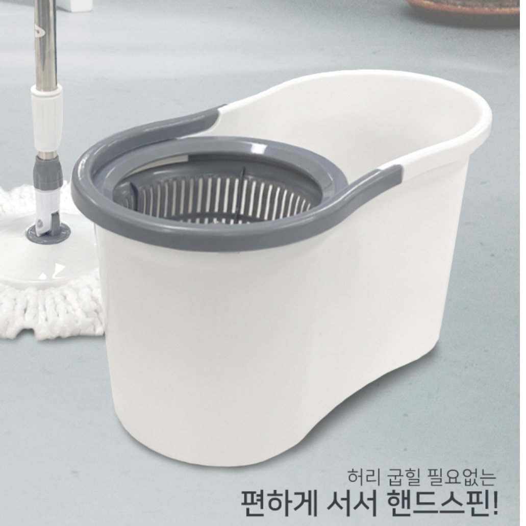 통돌이 대걸레 돌돌이 걸레 돌돌이 물걸레 밀대 짤순이 수동 청소기 - 상세 이미지 5