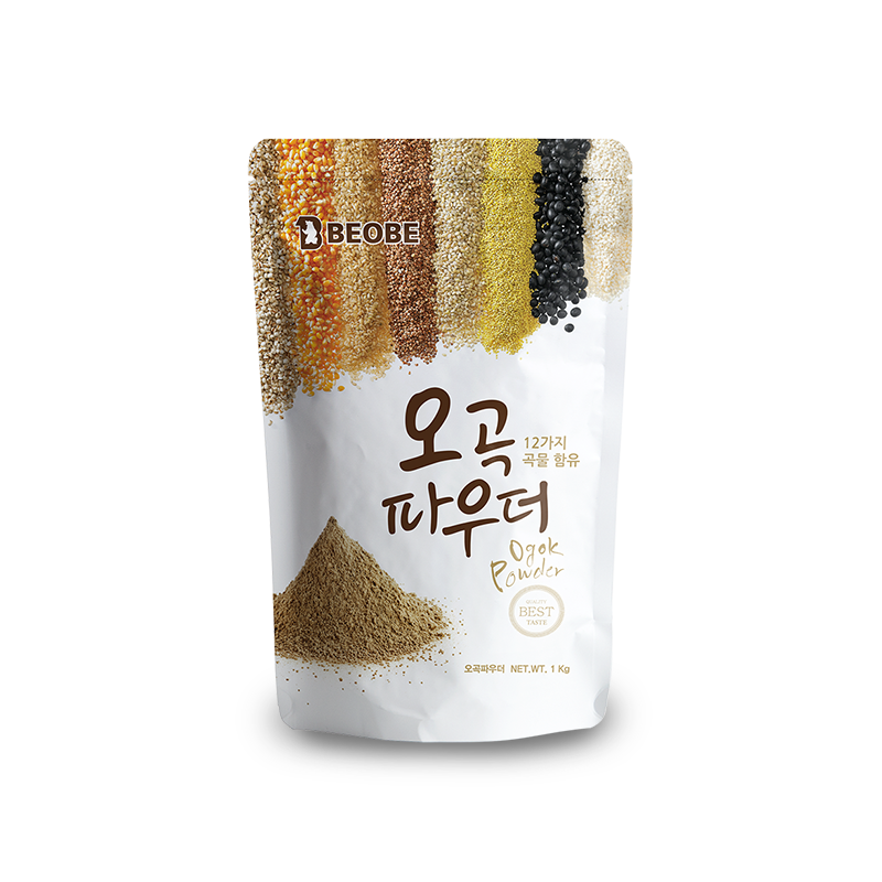 베오베 오곡파우더 1kg 미숫가루 오곡라떼 - 상품 이미지
