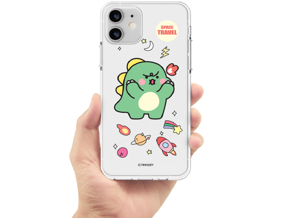 아이폰SE3 아이폰SE2 아이폰8 투명 범퍼 젤리 리틀리노 캐릭터 디자인 케이스