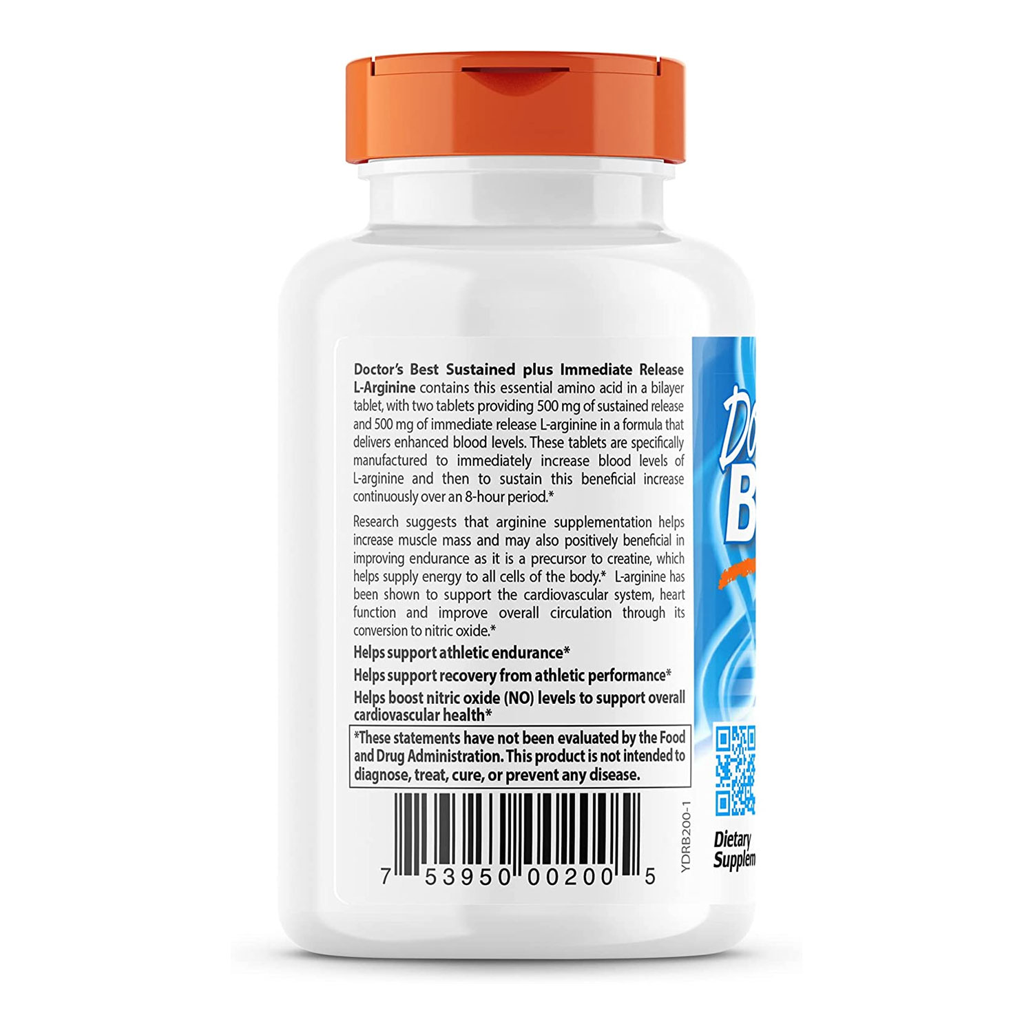 닥터스베스트 아르기닌 엘아르기닌 L아르기닌 500mg 120정 - 상세 이미지 3