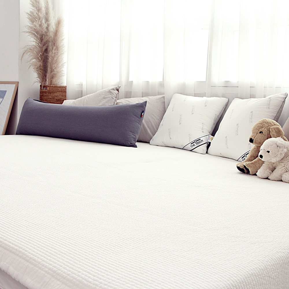 나라데코 순면 피그먼트 워싱 사계절 패밀리침대패드 Q+SS