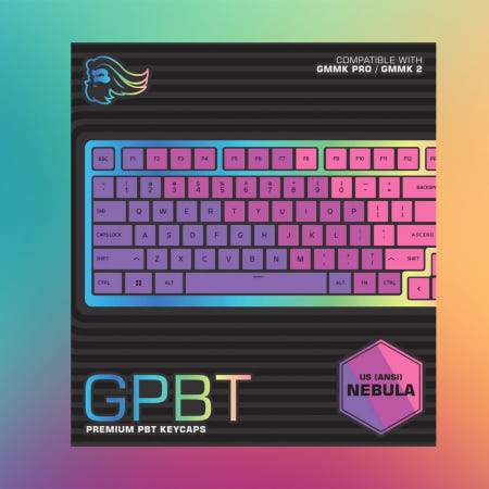 글로리어스 GPBT 키캡 세트 NEBULA 성운