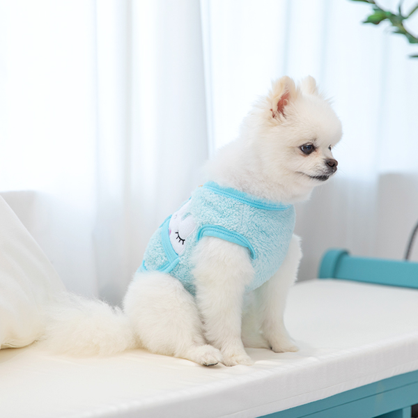 강아지옷 강아지조끼 토끼주머니수면조끼
