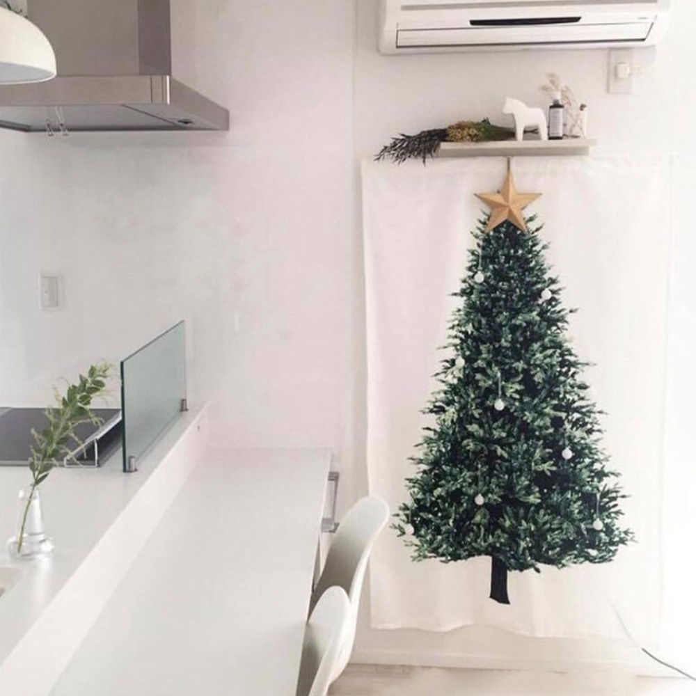 크리스마스 벽트리 패브릭 트리 포스터 소