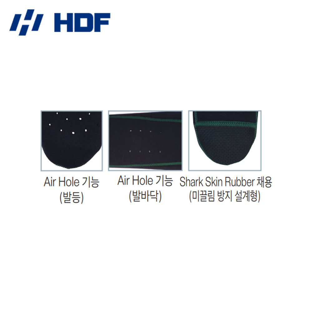HDF 네오프렌 방한 버선 겨울 낚시장화 내피 덧신 HB-350 - 상세 이미지 2