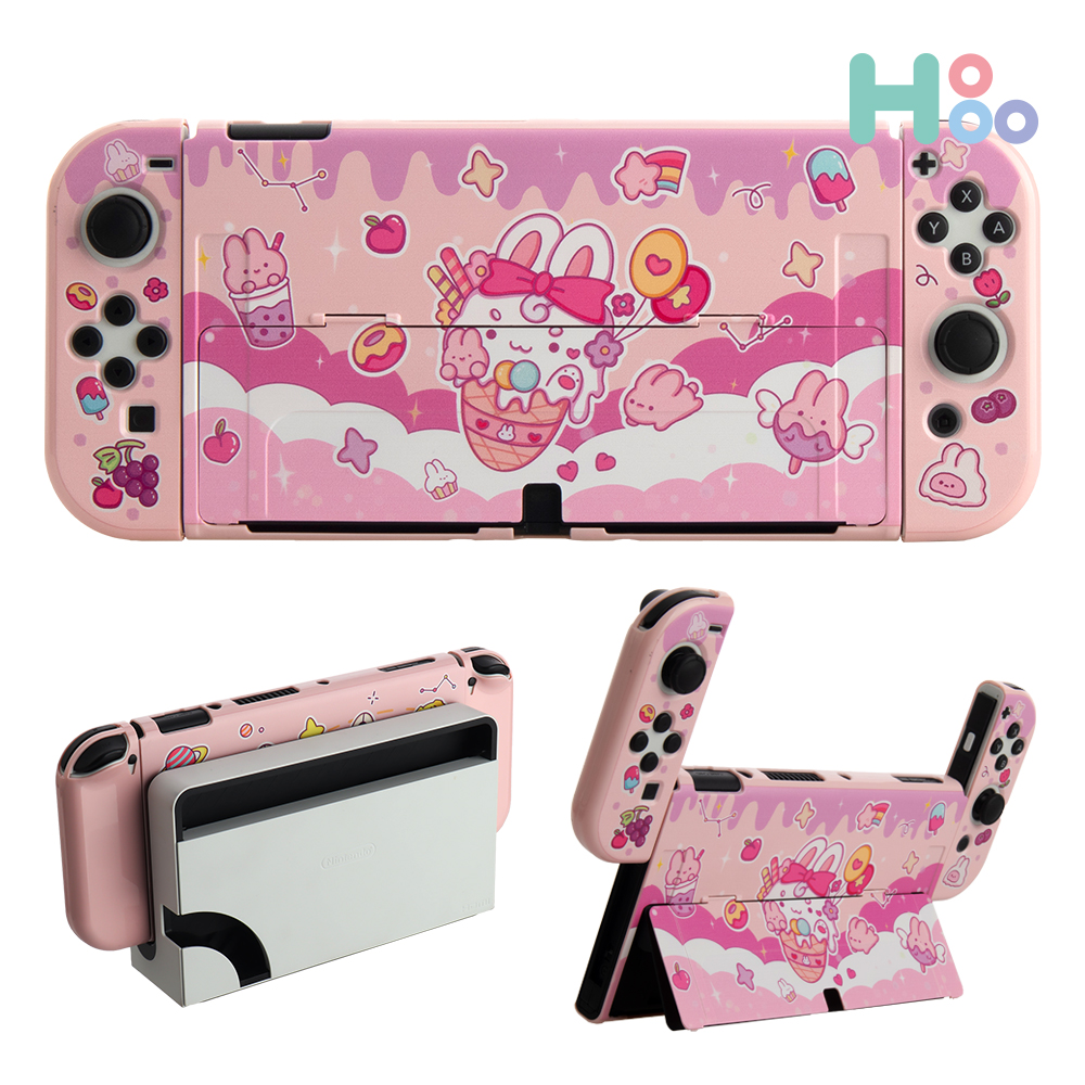 닌텐도 스위치 OLED 케이스 파우치 커버 칩케이스 토끼