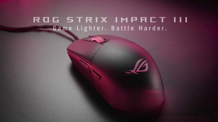 ROG STRIX IMPACT III 마우스 그립감