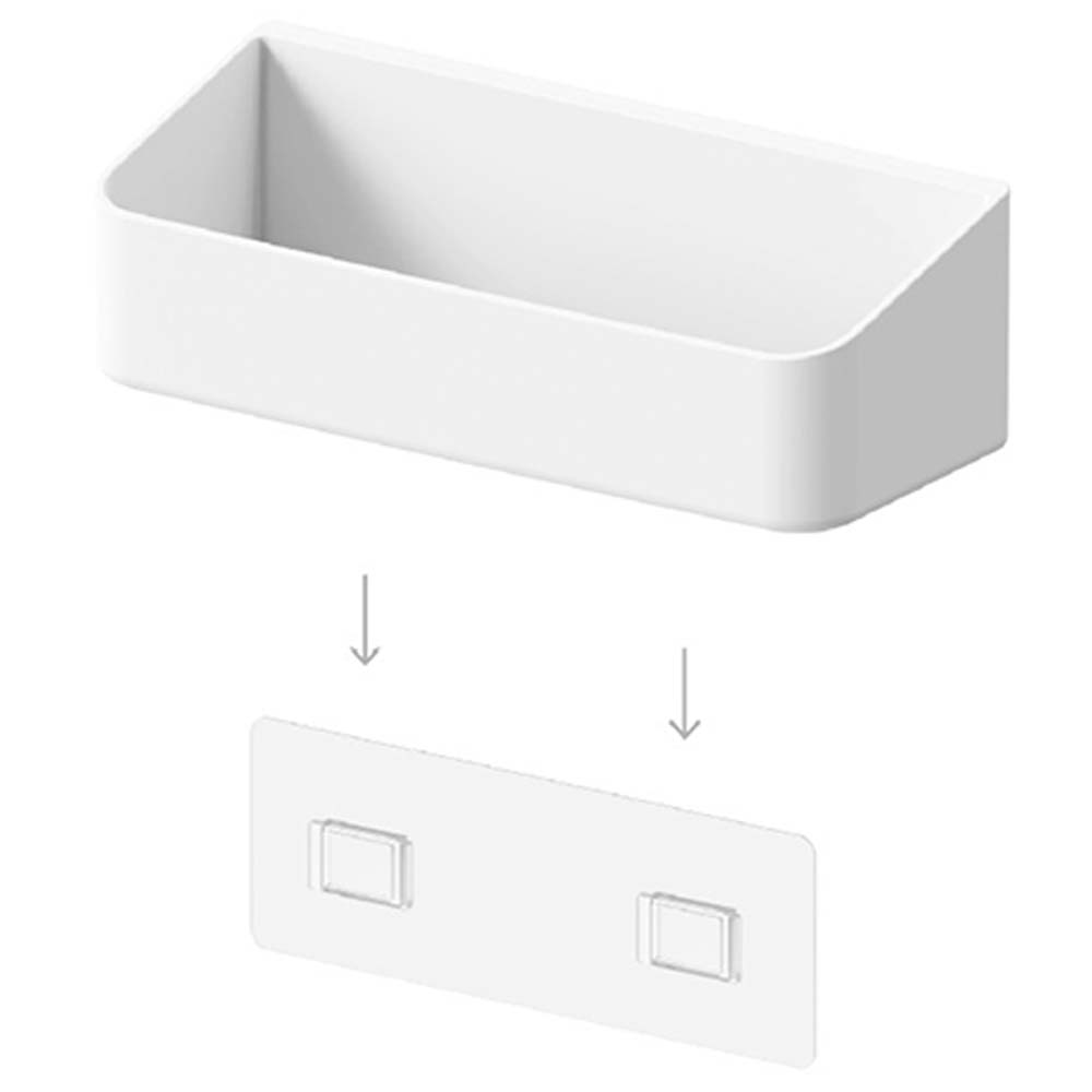 우유닉 화장실선반 무타공 욕실 수납 선반 정리대 - 상세 이미지 5