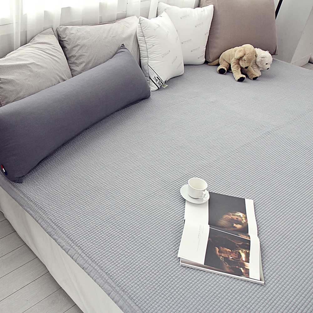 나라데코 순면 피그먼트 워싱 사계절 패밀리침대패드 Q+SS