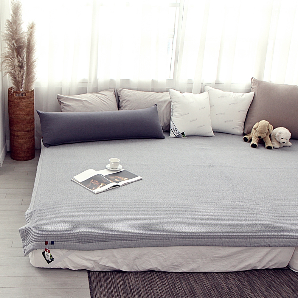 나라데코 순면 피그먼트 워싱 사계절 패밀리침대패드 Q+SS