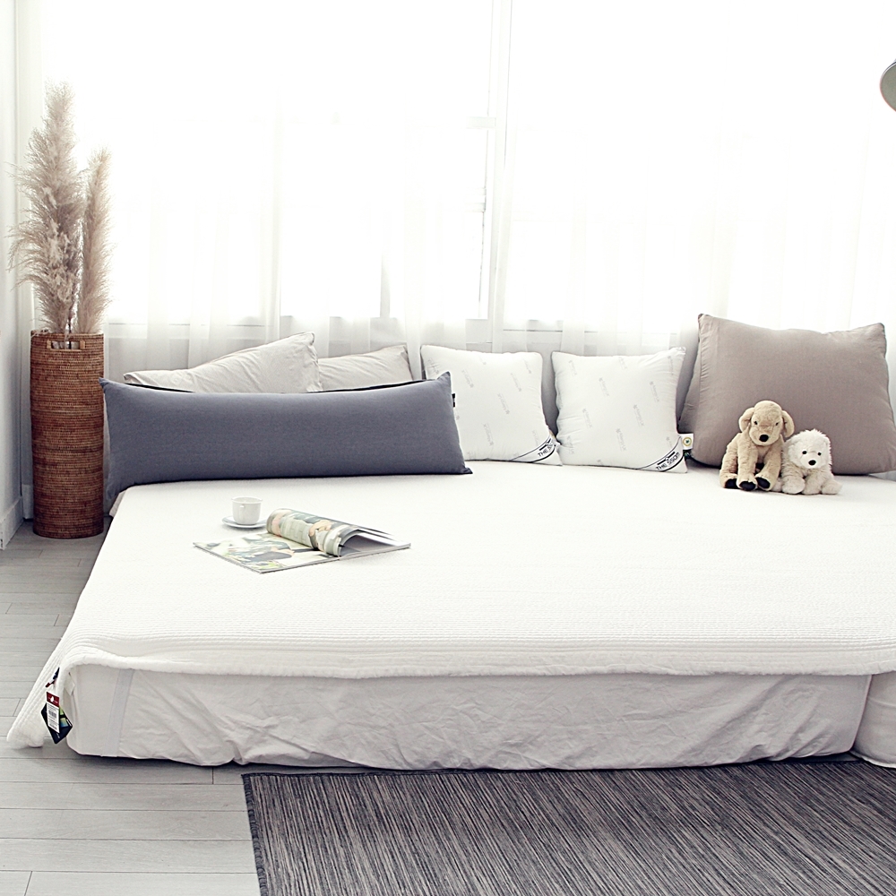 나라데코 순면 피그먼트 워싱 사계절 패밀리침대패드 Q+SS