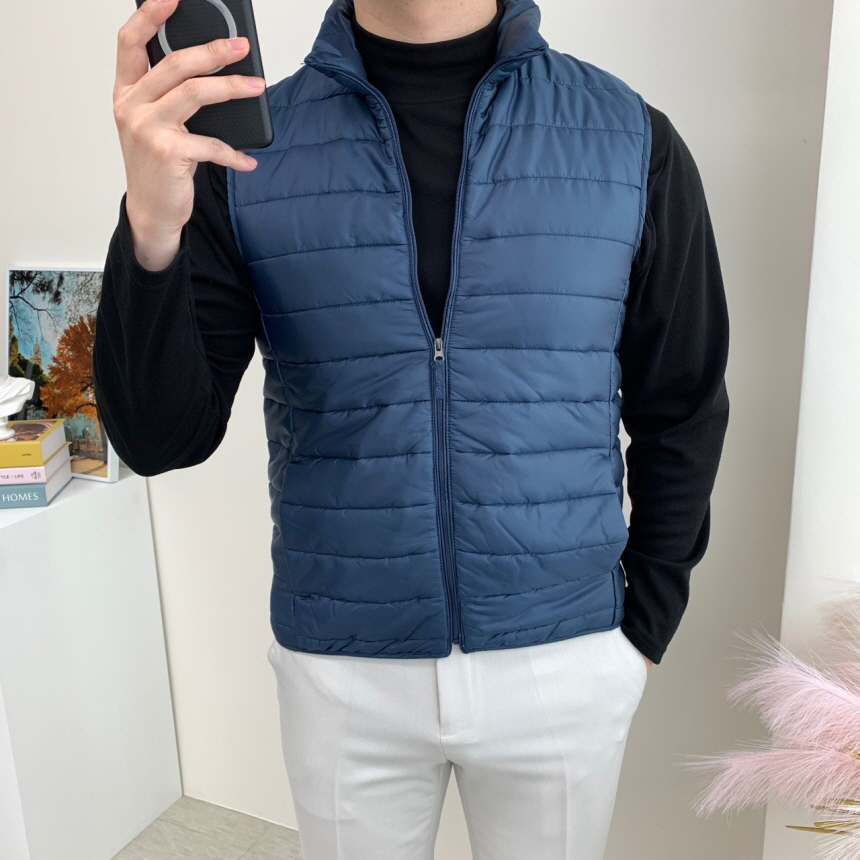남자패딩조끼 빅사이즈조끼 경량패딩 이미지 4
