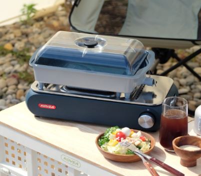 코베아 구이바다 세라믹 투명뚜껑 가스 버너 휴대용 캠핑 부르스타