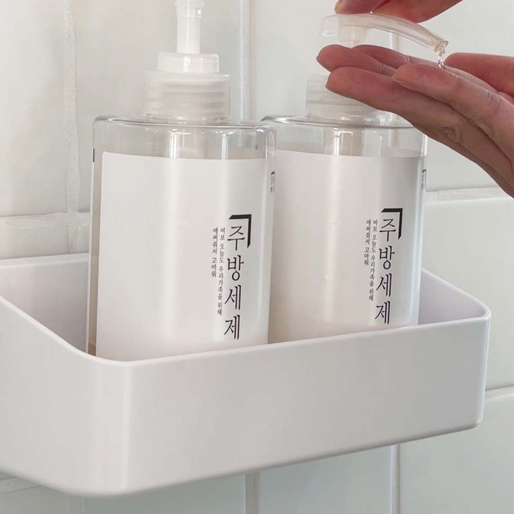 우유닉 화장실선반 무타공 욕실 수납 선반 정리대 - 상세 이미지 4