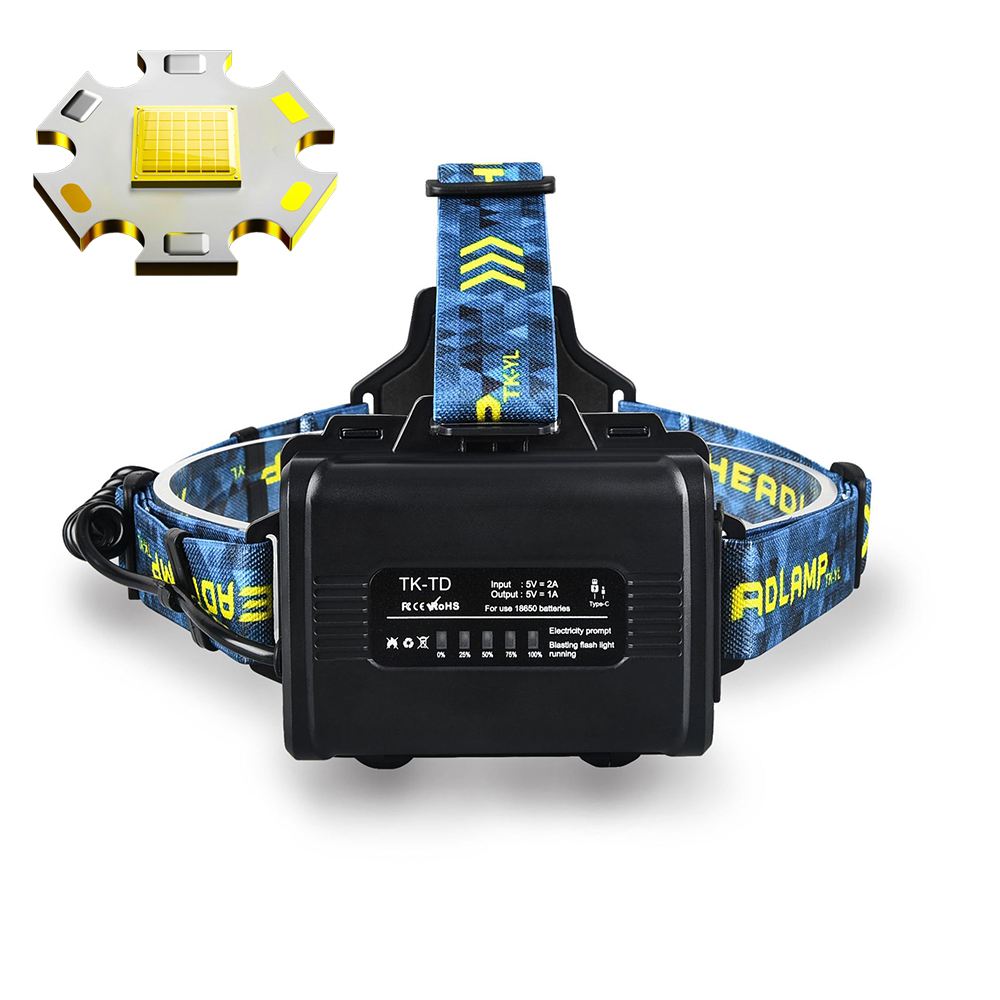 몬스터파워 XHP360 헤드랜턴 모션센서 해루질 등산 낚시 충전식 LED 대륙의실수