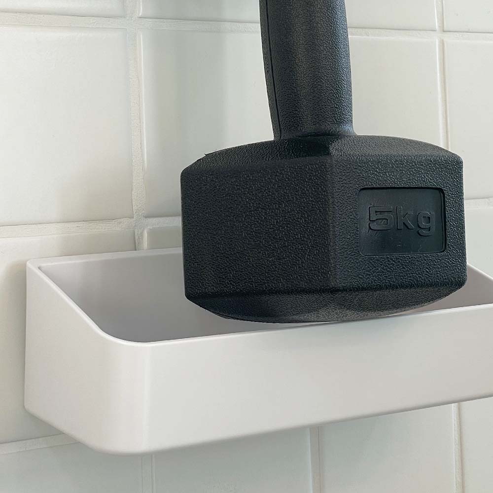 우유닉 화장실선반 무타공 욕실 수납 선반 정리대 - 상세 이미지 3