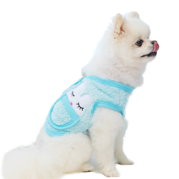 강아지옷 강아지조끼 토끼주머니수면조끼