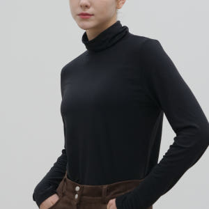 서이너이 히트텍 목폴라 화이트 이너 얇은 히트터치 여성 발열 내의 기모 착용 후기 | 사이즈/핏 총정리 - 상품 이미지 3
