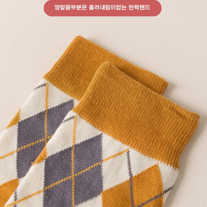 니삭스 편의점 반스타킹 반양말 골프 교복 닉삭스 무릎 롱삭스 이미지 7