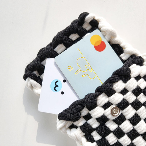 파주 상생마켓,[양말공방] 양말목 카드지갑 핸드메이드 똑딱이 명함 동전지갑 학생 교통카드