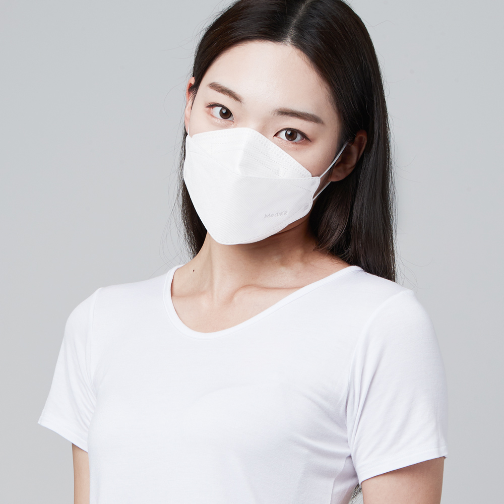메디케이알 케어핏 입체형 KF94 대형 100매 황사마스크