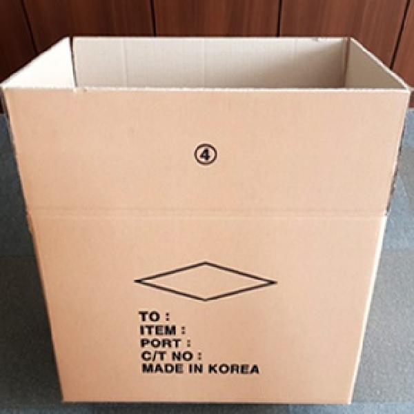 수출 국제포장 EMS박스 골판지 택배 3호 590X450X530 10매 - 상품 이미지