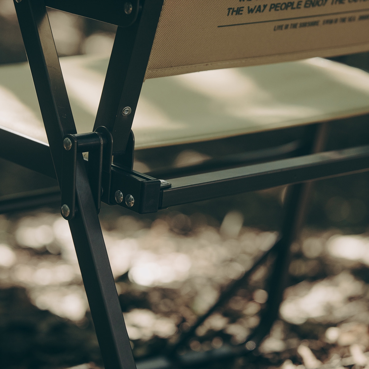 카고컨테이너 코지 체어 M 미디움 1+1 캠핑 의자 플랫 로우 폴딩 접이식