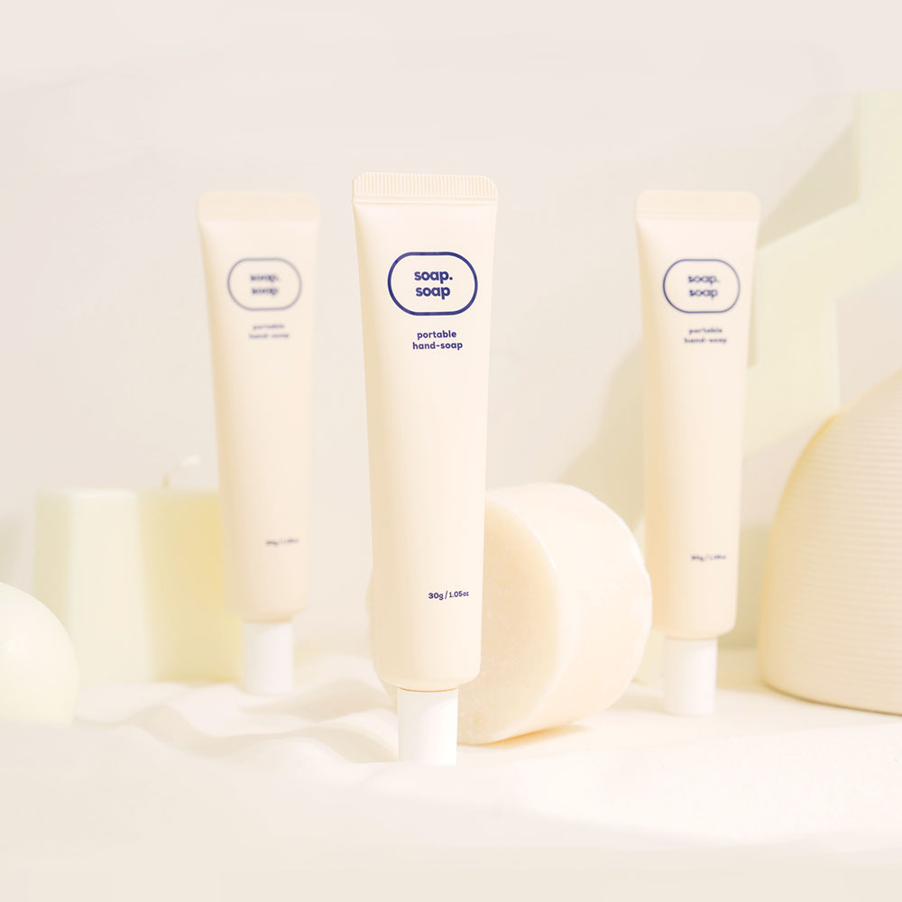 소프소프 휴대용 핸드워시 - 손세정제 거품 물비누 비누향, 30ml, 3개 - 상세 이미지 5