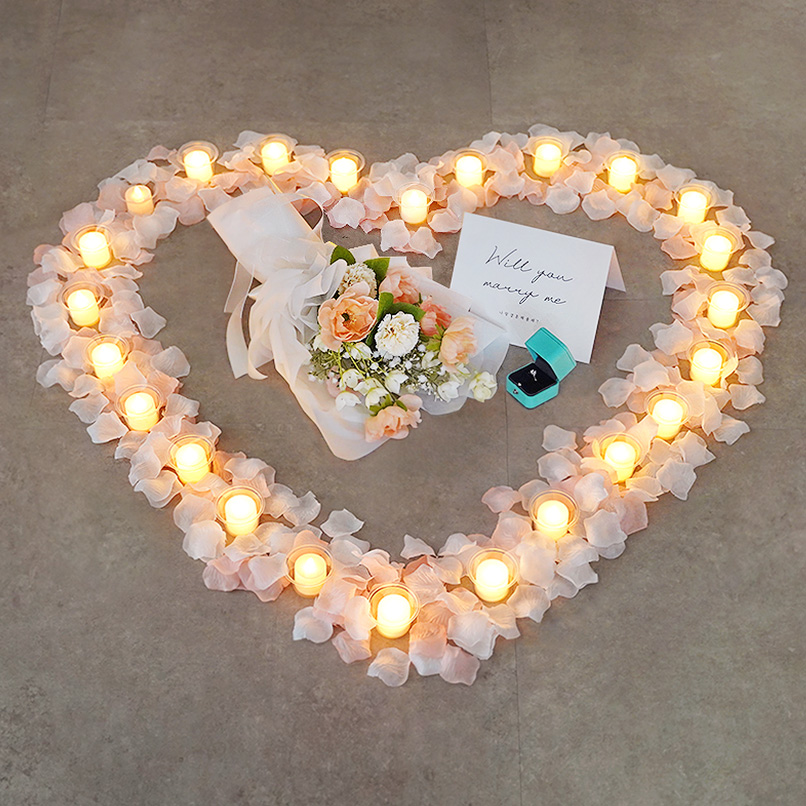 프로포즈 선물 용품 세트 소품 풍선 이벤트 웨딩 업체 출장 결혼 신혼집 셀프 답 퓨어01 제품 이미지