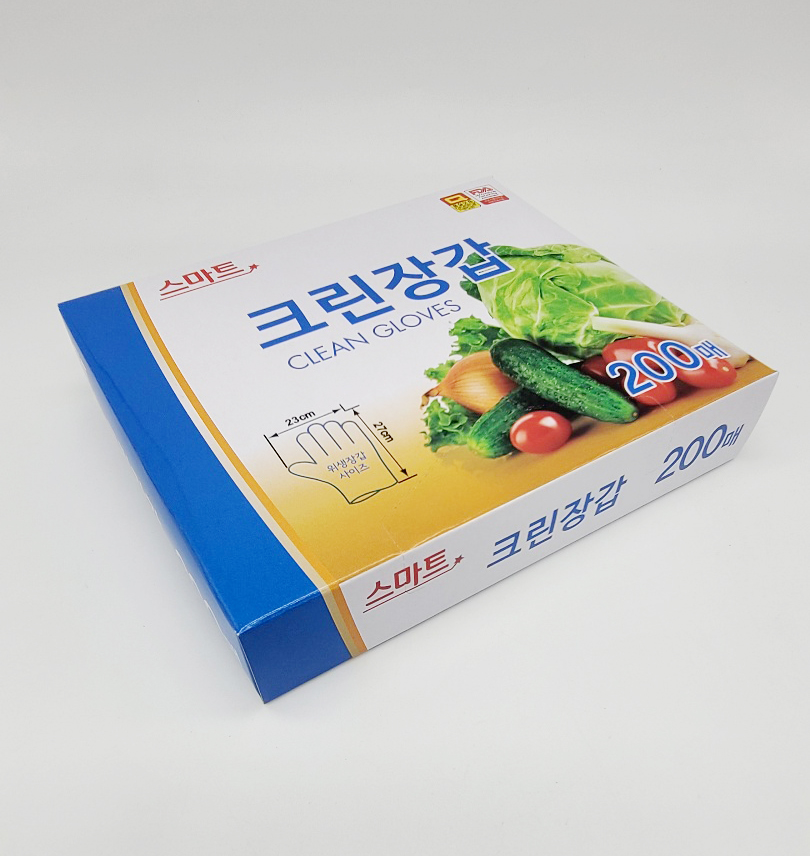 우진 스마트 크린 비닐장갑 200매 (9184) - 상세 이미지 2