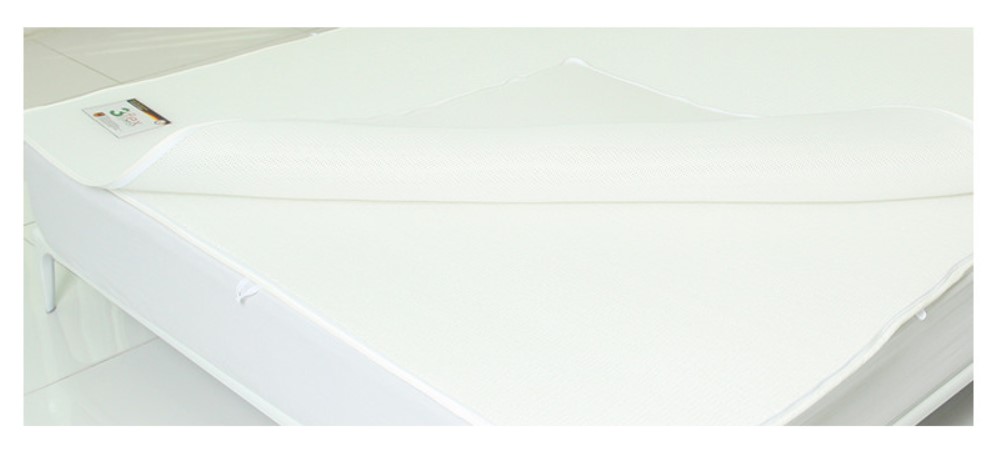 접이식토퍼 침대 거실 매트리스 토퍼 마미업 1장 슈퍼싱글2cm 화이트커버