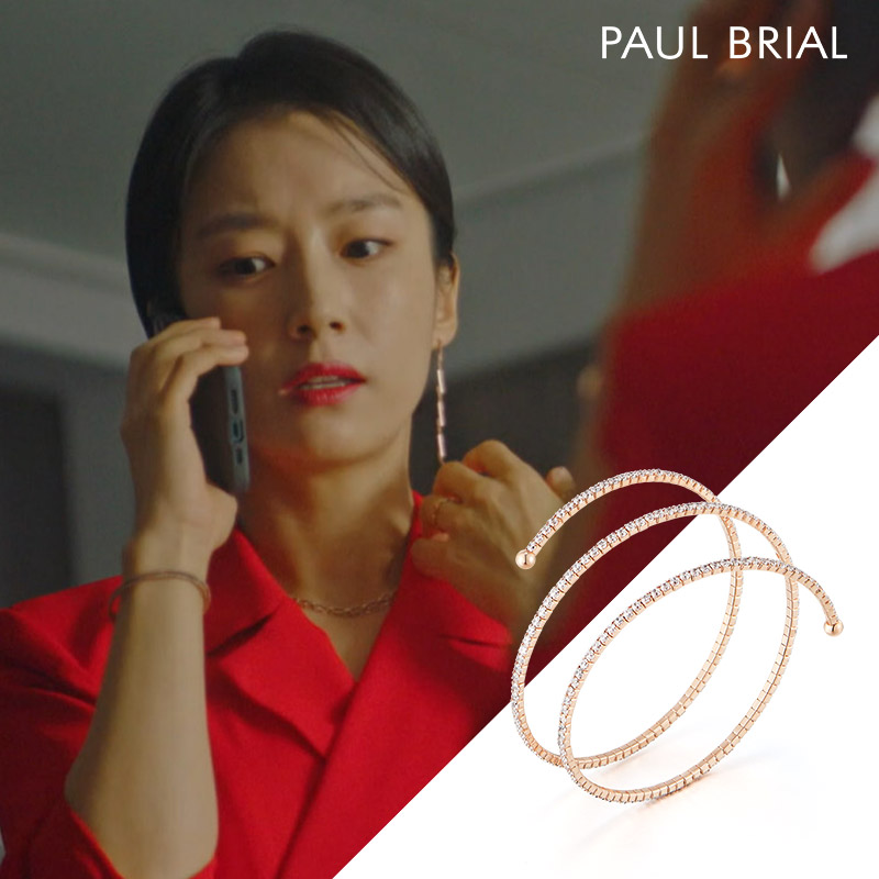 [장원영, 곽선영 착용] 폴브리알 주얼리 스프링Q 팔찌 PYBB0080_BRASS - 상세 이미지 2