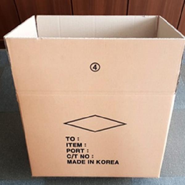 수출박스 EMS 골판지 택배 4호 600X400X430 10매 - 상품 이미지