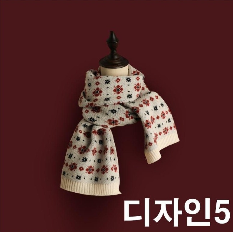 미뇽 크리스마스 목도리 머플러 이미지 6